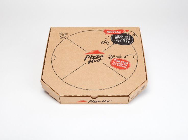 Nouveau packaging anti vaisselle chez Pizza Hut