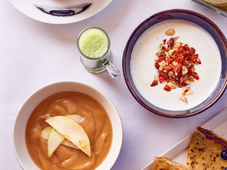 Petit déjeuner "healthy" au Royal Monceau