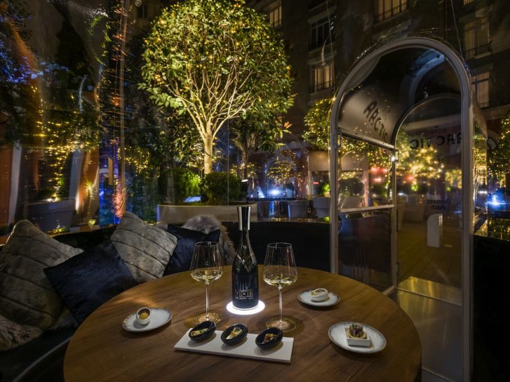 Saint Valentin 2019 sur la terrasse éphémère Royal Arctic du Royal Monceau