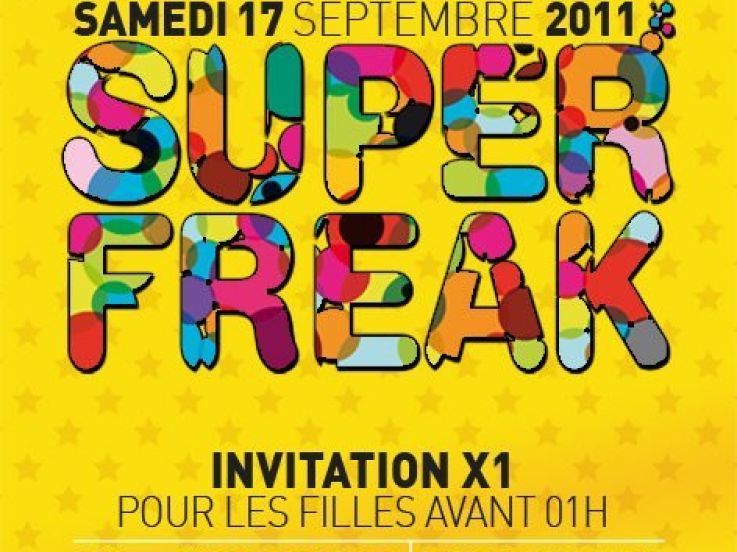 Superfreak Party, Bizz'Art Club, Soirée