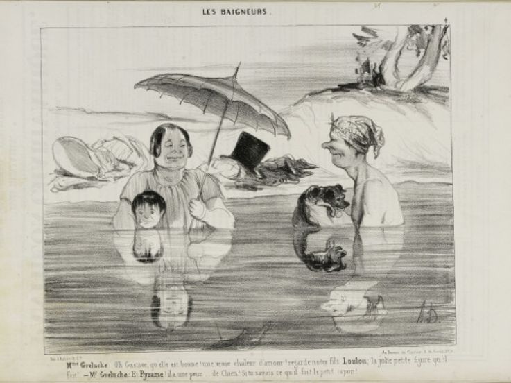 Plages à Paris selon Daumier à la Maison de Balzac