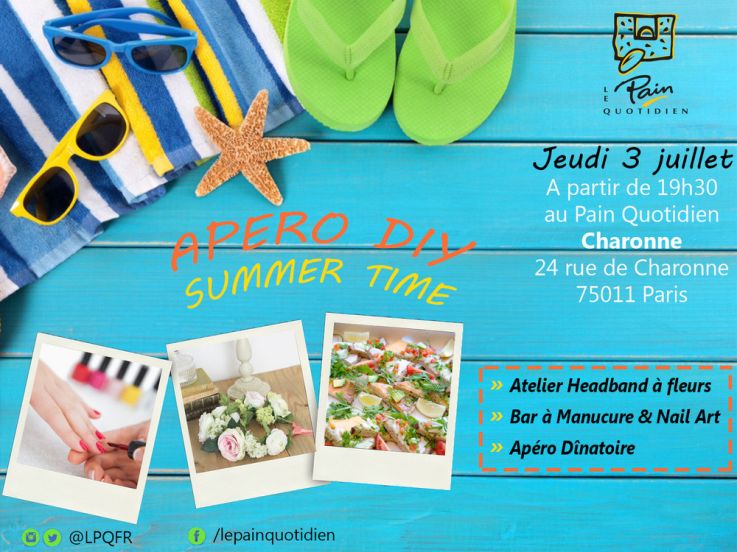 Apéro DIY #2, la soirée filles au resto Le Pain Quotidien