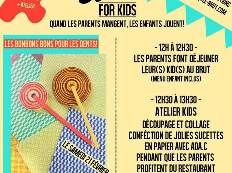 Une journée enfant au restaurant Brut