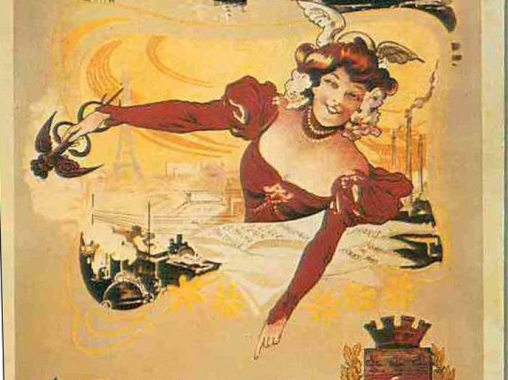 affiche 1ere Foire de Paris en 1904