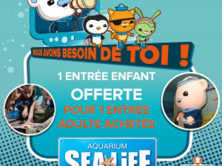 Sea Life accueille les Octonauts