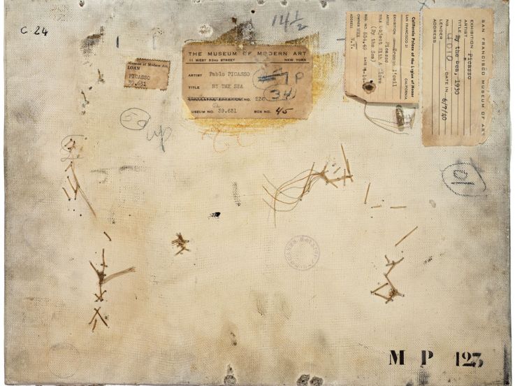 Philippe Gronon révèle le verso des tableaux au Musée Picasso