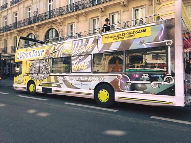 The Escape Bus, l'escape game touristique by Team Break à Paris