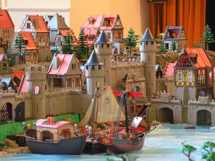 Journées du Patrimoine 2017, une reconstitution de Pontoise en Playmobil