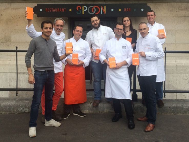 Dîner de Chefs au Spoon au profit des Restaurants du Cœur