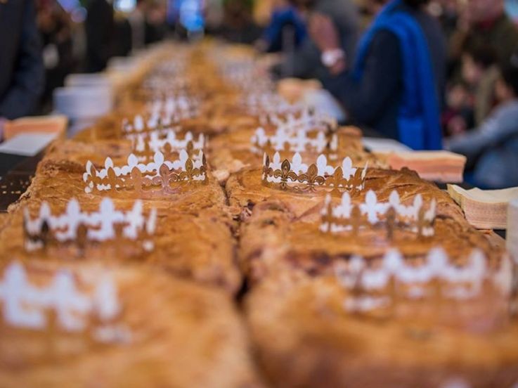 Galette géante gratuite au centre Aéroville de Roissy !