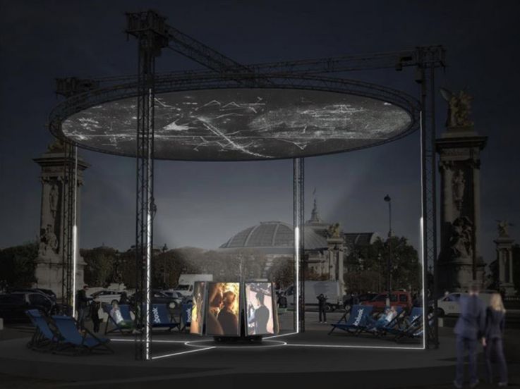 Nuit Blanche 2018 : Le Planétarium des Stories par Facebook 