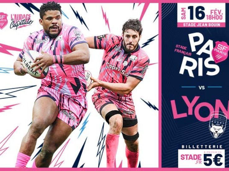 TOP 14 : Stade Français Paris vs. Lyon au Stade Jean Bouin