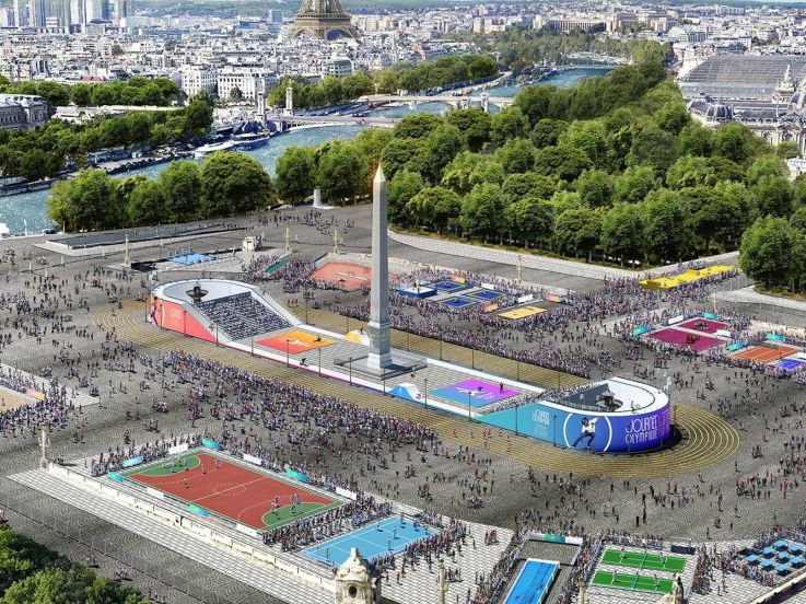 La Journée Olympique 2019 sur la Place de la Concorde à Paris