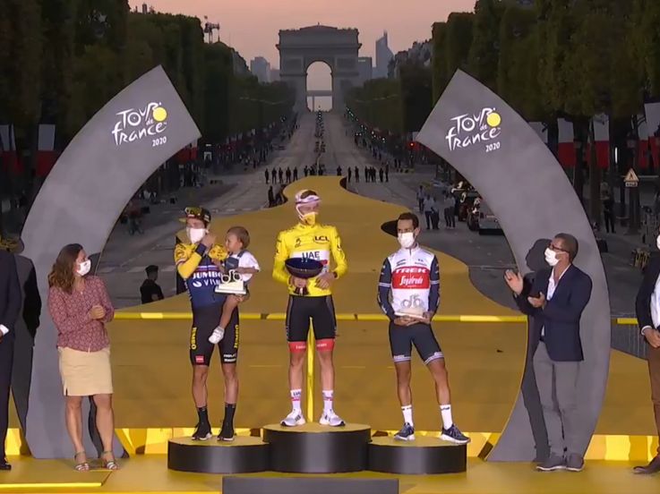 Tour de france 2020 : Pogacar gagnant, classement final et remise des prix