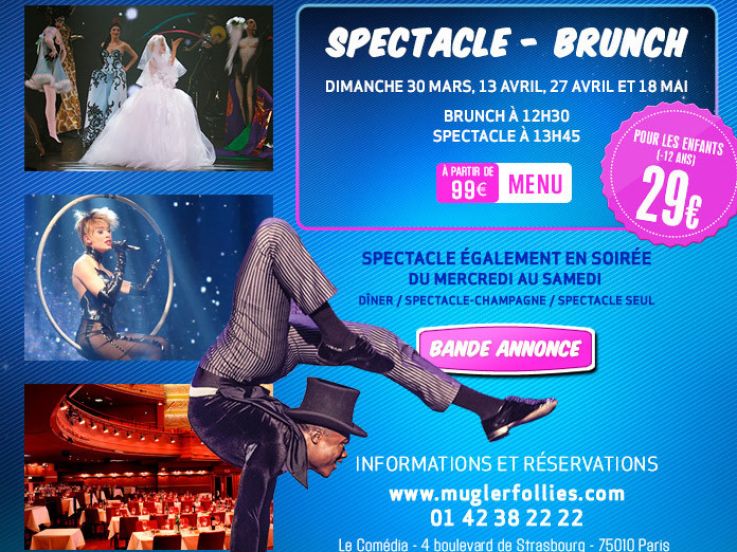Brunch en famille au Mugler Follies