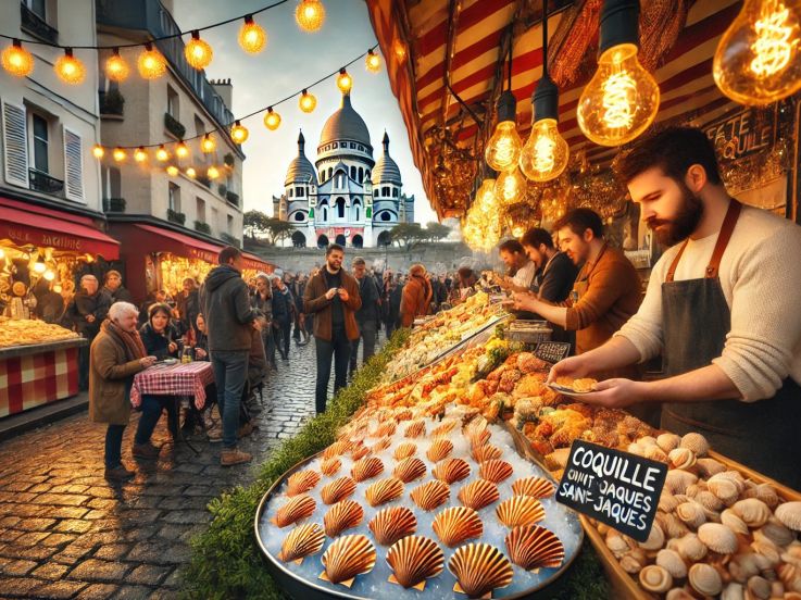 Fête de la coquille Saint-Jacques 2025 à Montmartre