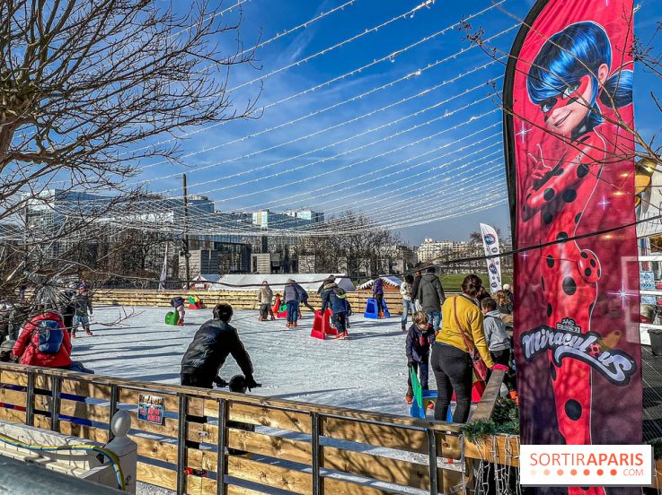 Une vraie patinoire s’installe Parc André Citroën : Patins en folie