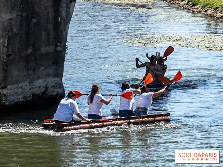 La Bidonaise, la course de radeaux en Seine-et-Marne près de Provins