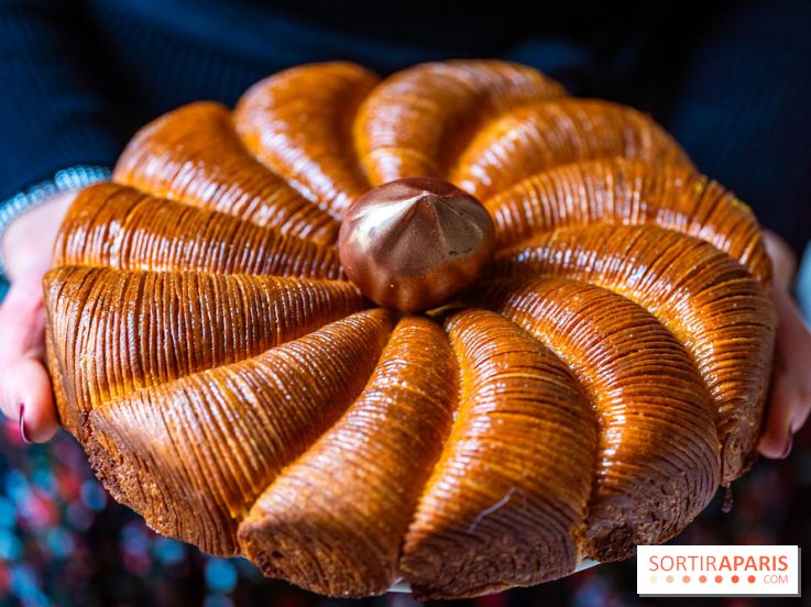 La sublime galette des Rois du Lutetia spéciale noisette