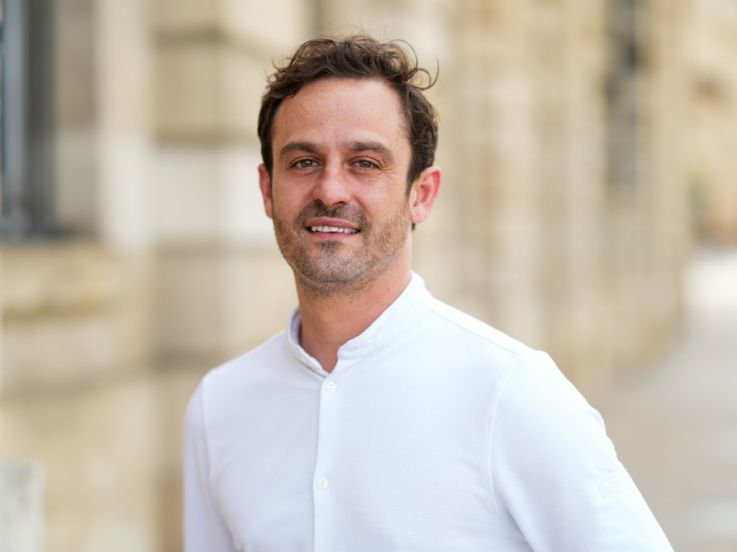 Bertrand Noeureuil, nouveau chef de l'Orangerie au Georges V Paris