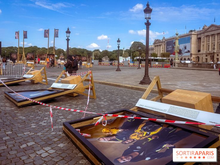 L'exposition de Yann Arthus Bertrand à la Concorde, saccagée