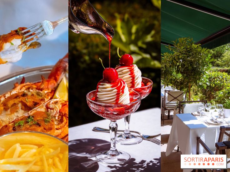 La terrasse-restaurant en jardin du Shangri-La Paris : Summer by La Bauhinia pour les beaux jours