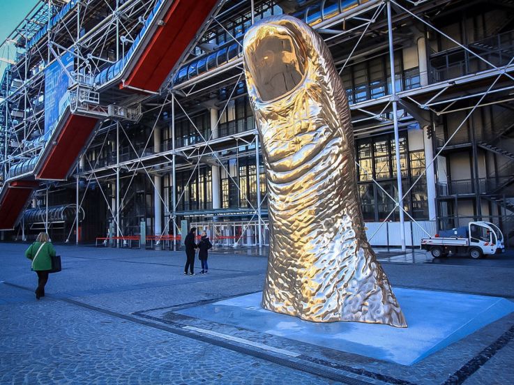 César, les photos de l'expo au Centre Pompidou