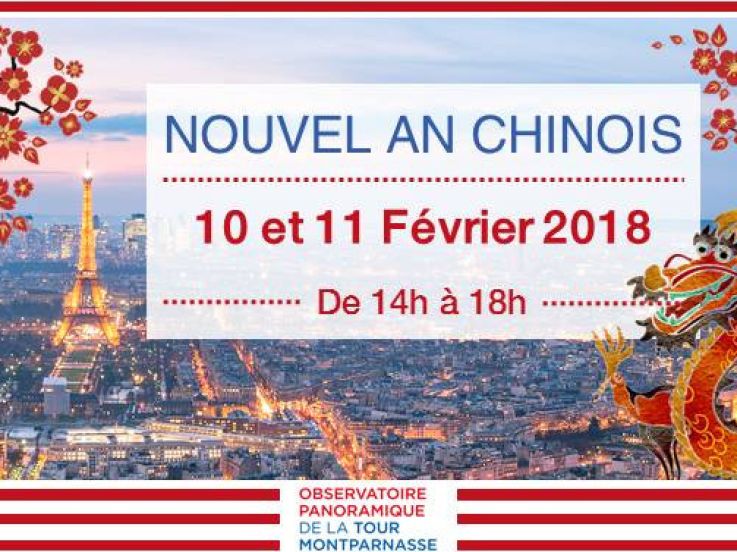 Nouvel an Chinois sur l'Observatoire de la Tour Montparnasse
