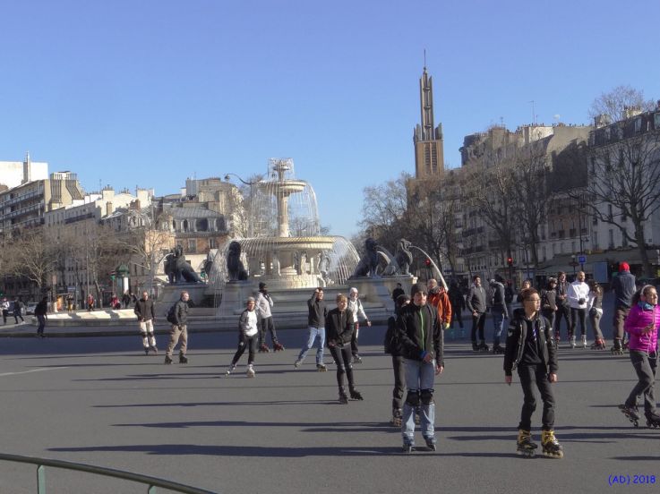 Randonnée roller spéciale roue libre