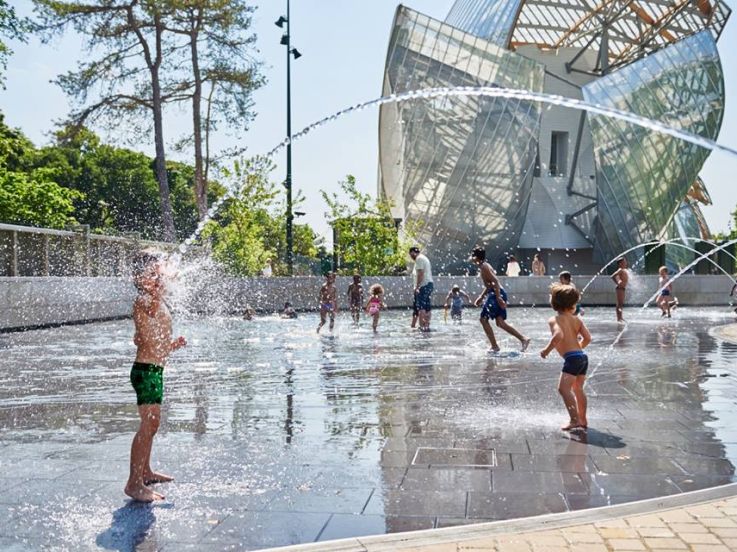 Les Parcs à Jets d'eau à Paris