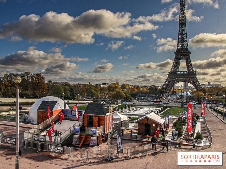 Une station de sport d'hiver au Trocadéro, Expérience Montagne à Paris