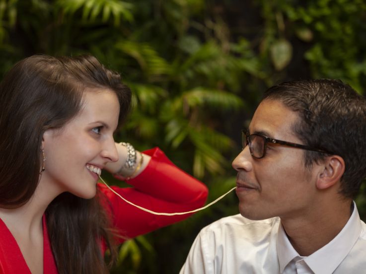 L'Italian Kiss Challenge, le record spaguetti freeze pour la Saint-Valentin