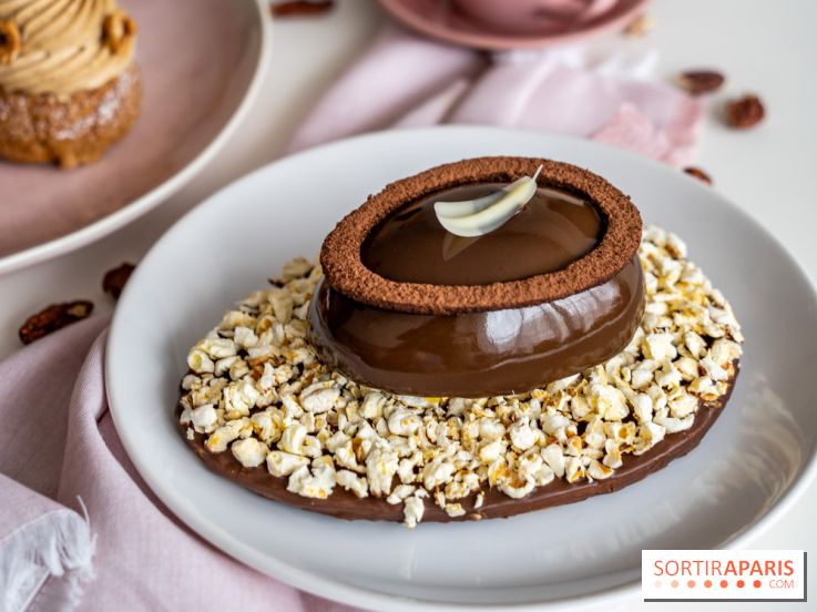 Oeuf de Pâques entremets de Muriel 2021 au Grand Colbert