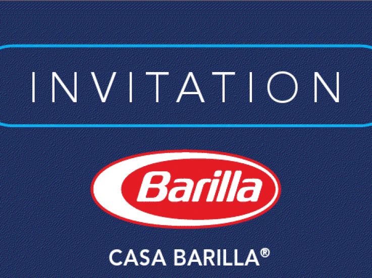 invitation, casa barilla 2011