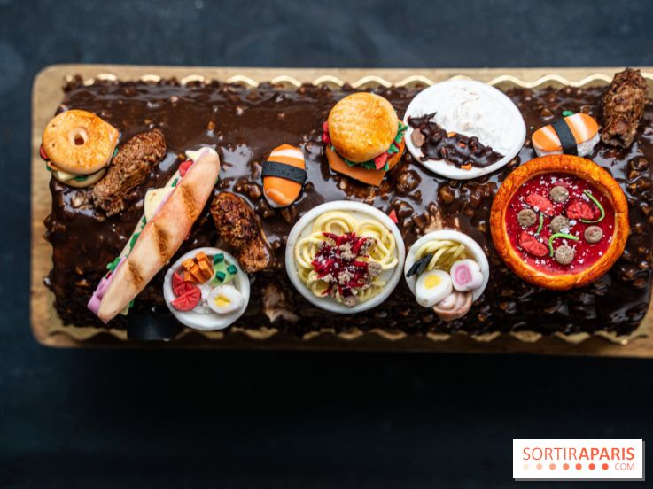 La Bûche de Noël insolite de Gabriella pour le Secours Populaire