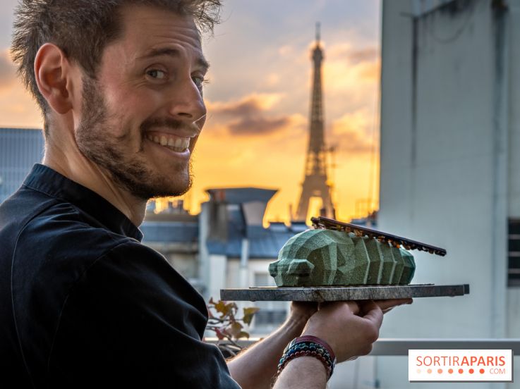 La Bûche de Noël Cigale de Bryan Exposition pour l'Institut Raphael