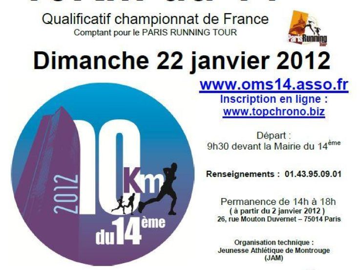10 km du 14e 2012
