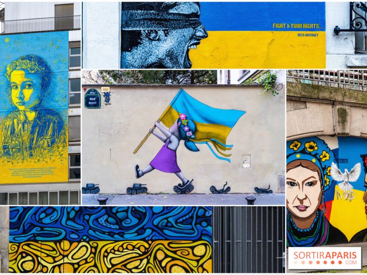 Quand le Street Art soutient l'Ukraine à Paris