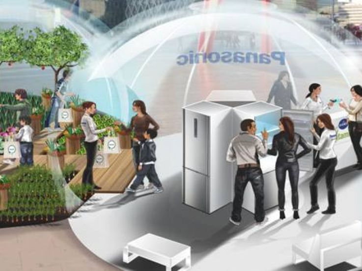 panasonic, potager éphémère, fruits et légumes gratuits, la défense