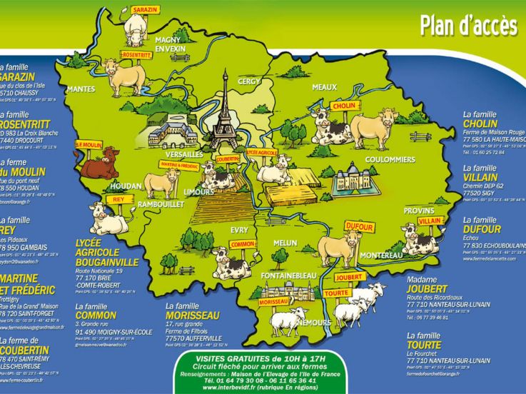 eleveurs de vaches et de moutons, ile de france, fermes ouvertes