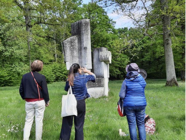 Nuit des Musées 2022, visite nocturne du parc de sculpture de la Faisanderie de Sénard (91)
