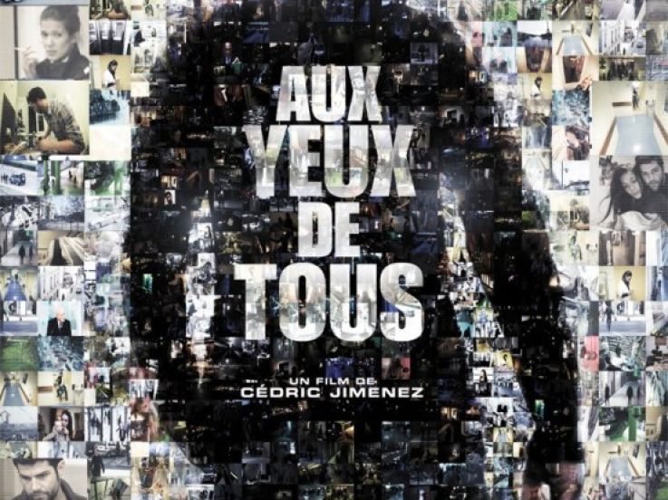 L'équipe du film "Aux yeux de tous" à l'Aplle Store Opéra ce 29 mars