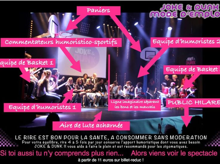 Joke & Dunk #2, le 1er Basket-Ball Comedy Club