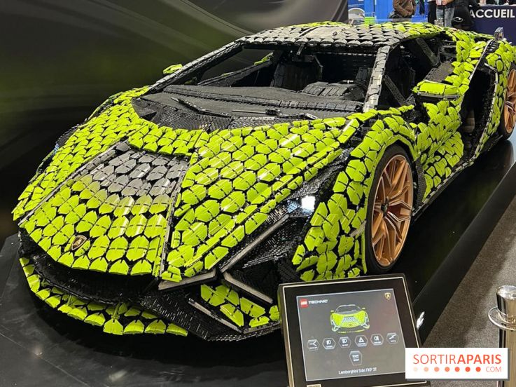 Mondial de l'Auto 2022 Paris - Lamborghini Technic - Lego