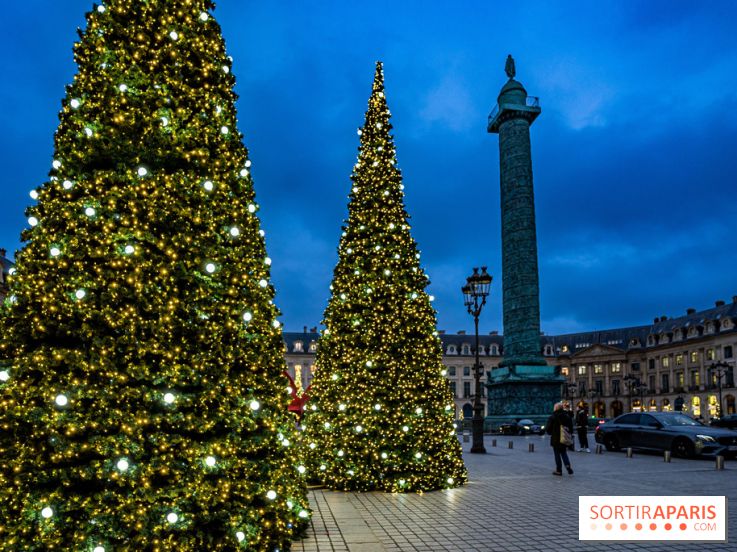 sapins de Noël Place Vendôme 