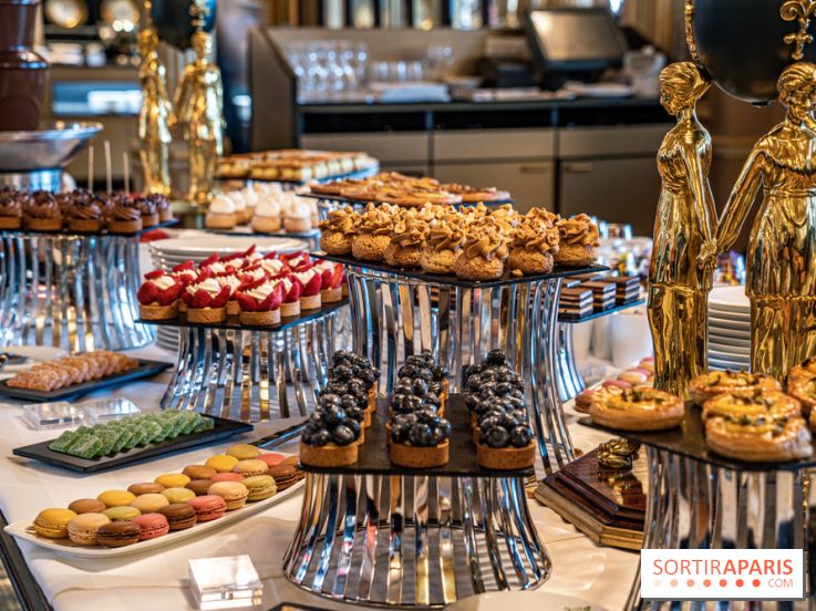 Brunch du Nouvel An 2023 au restaurant à Paris, ce 1er janvier 2023