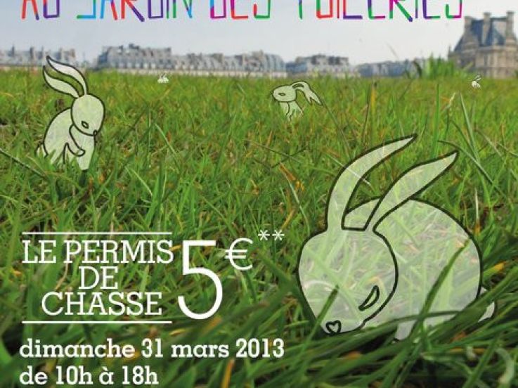 La Chasse aux oeufs de Pâques du Jardin des Tuileries 2013