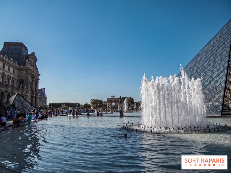 Canicule à Paris et en Ile-de-France, qui sont les plus vulnérables ?  - fontaine - louvre
