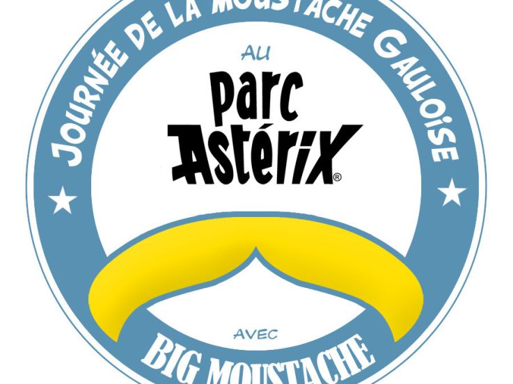 La journée de la moustache Gauloise au Parc Astérix