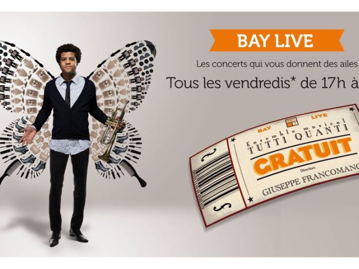 Festival musical Bay Live : concerts gratuits au centre Bay 2 